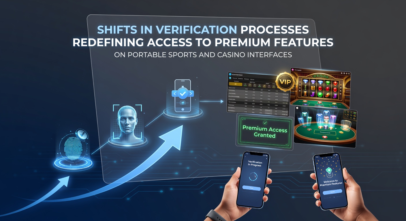 Illustration moderner Verifizierungsprozesse auf portablen Sport- und Casino-Interfaces mit biometrischen Elementen